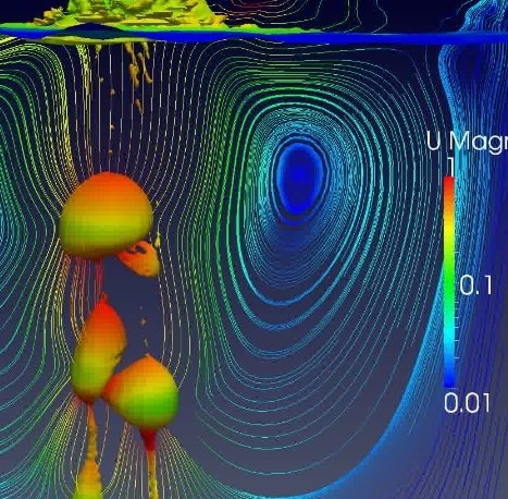 simulation bullage avec OpenFoam